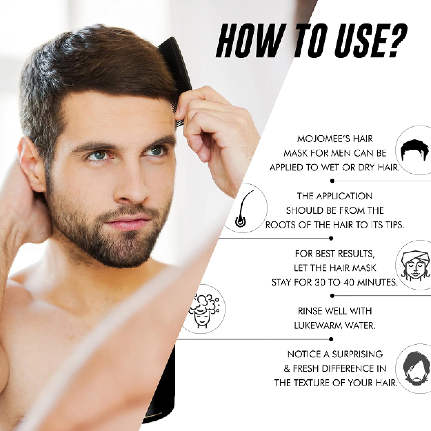 Ewell Let Hvad angår folk Muchhad Mojo Intense Repair Hair Mask - 100g | Mojomee